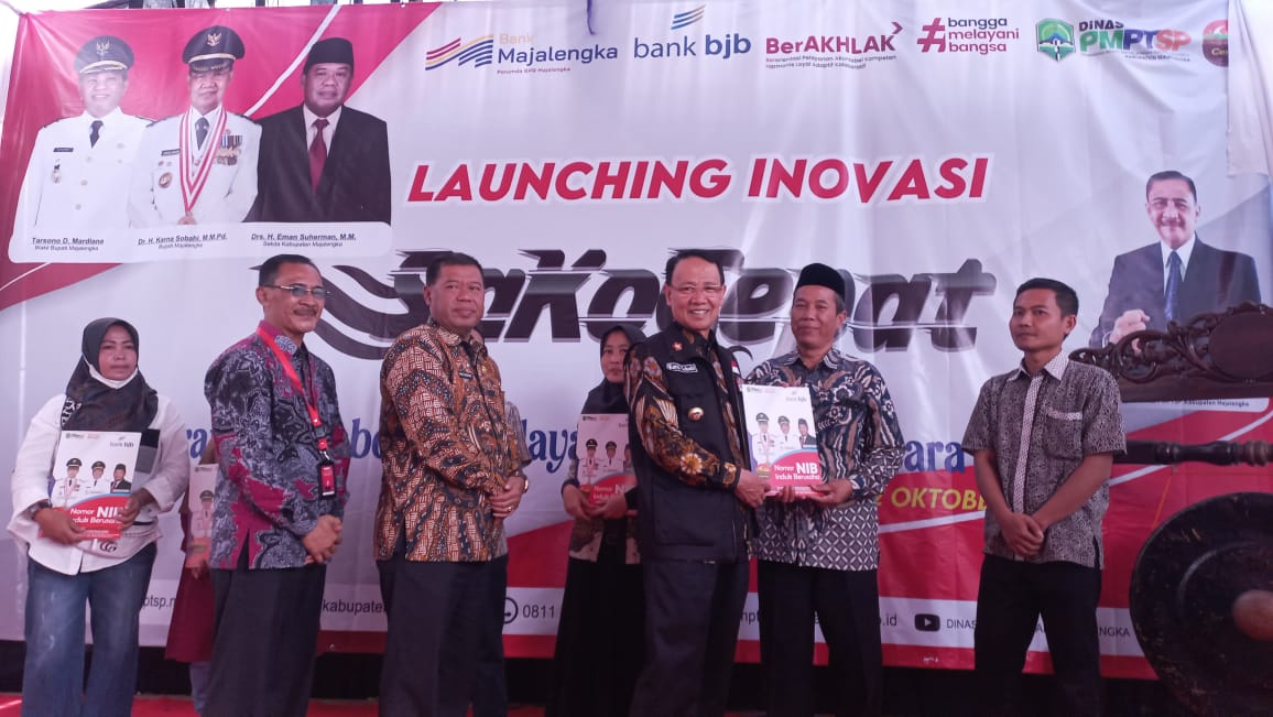 Tingkatkan Pelayanan Publik, DPMTSP Majalengka, Launching Inovasi Sakocepat