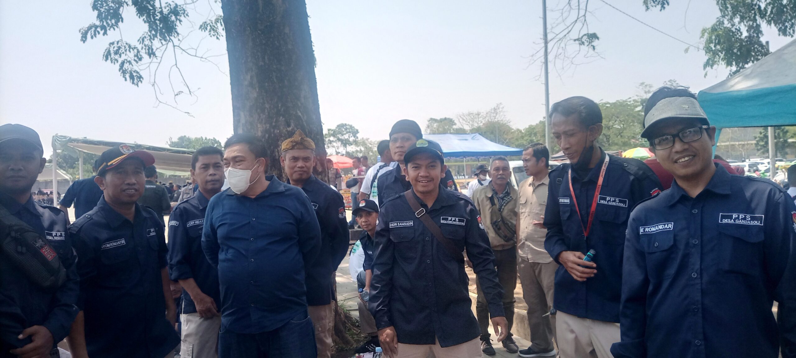 Ketua PPS Dan PPK Kecamatan Tanjungsiang Menghadiri Acara Pemilu Damai 2024,Yang Diselenggarakan Oleh DPD IWOI Kab.subang