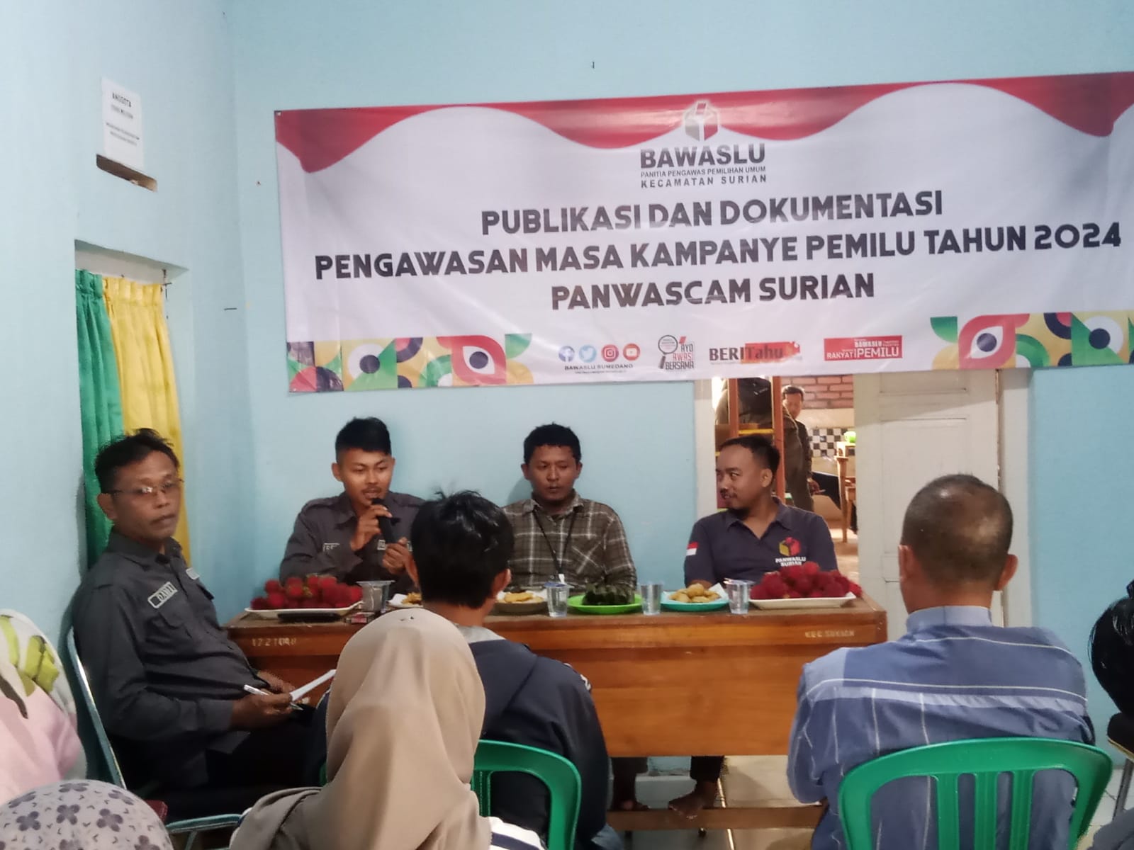 Bawaslu Kecamatan Surian Tekankan PKD Dan PTPS Untuk lebih Sigap Dalam Pengawasan Di Masa Kampanye