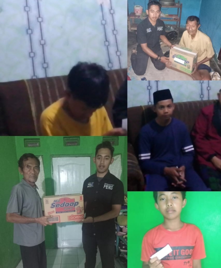 Dalam Rangkaian HUT- 2,Media pancegnews, Adakan Baksos pembagian paket sembako dan Santuni Anak Yatim